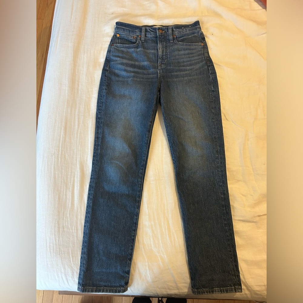 Madewell Curvy Perfect Vintage Jean, medium wash, size 26
